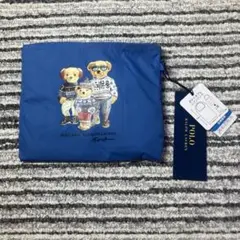 【未使用品】ポロラルフローレン ポロベア ポケッタブル レインバッグ ブルー