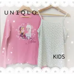 UNIQLO アナと雪の女王 Tシャツとキャミソールセット 150・160サイズ