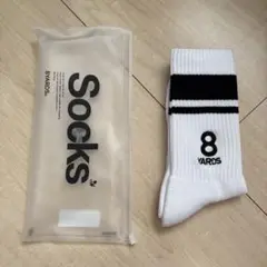 8YARDS ソックス ホワイト