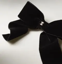 CHANEL 完売 ベルベットリボンバレッタ