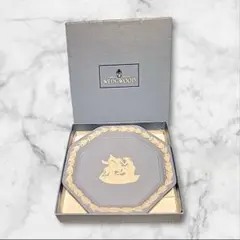 WEDGWOOD ジャスパー オクトトレイ 八角皿 ブルー系 プレート