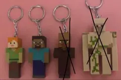 Minecraft フィギュアキーチェーン　マイクラ