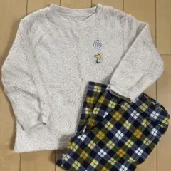 ウッドストック　パジャマ　フリース