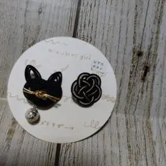 猫やすみ展　水引ピアス　mizuhikigirl