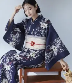 アソート花柄　浴衣　5点セット