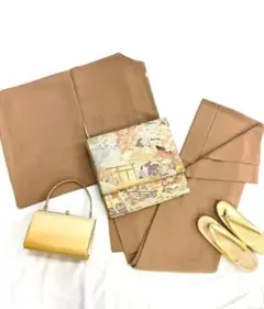 【1787】着物 色無地 正絹 袷 一つ紋 単品販売♪