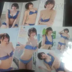 えなこ　中田花奈　佐々木ほのか　ラミネート加工　雑誌　切り抜き　80ページ