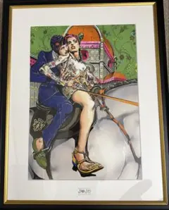 18日迄荒木飛呂彦 ジョジョ展複製原画 徐倫＆ブチャラティ ジョジョの奇妙な冒険 Amazon.co.jp: 荒木飛呂彦原画展 ジョジョ展 複製原画 徐倫Ver