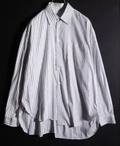 NAME. ASYMMETRIC STRIPED SHIRT size0