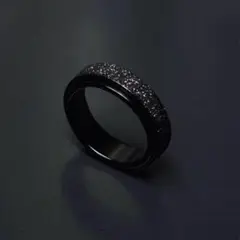 【メンズブラックリング】指輪　おしゃれ　シンプル　かっこいい　割引キャンペーン
