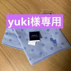 Polo Ralph Lauren 水色 ドット柄 ハンカチ