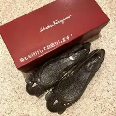 楽天市場】フェラガモ ラバーシューズ ヴァラ ロゴ 6 約23.5cm
