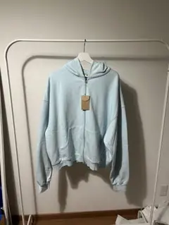 BIO wear FADED MONSTER ZIP HOODIE l.blue