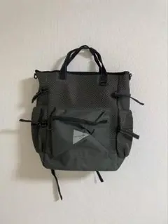 and wander 3D mesh 2way tote bag