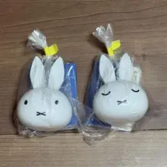 ミッフィー　ふんわり光るフェイスライトキーホルダー　全2種セット