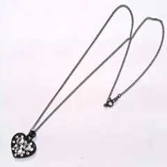 ハート型クリスタルペンダント 46cm