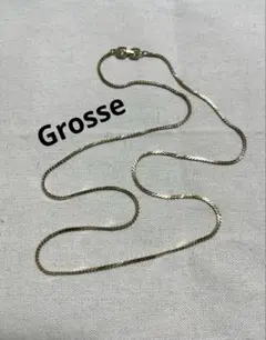 グロッセ Grosse ヴィンテージ ゴールドカラー チェーンネックレス