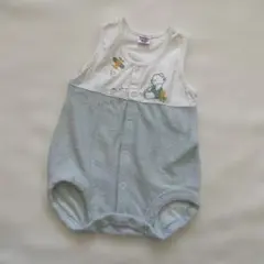 Babygro familiarファミリアノースリーブロンパース 水色70〜85
