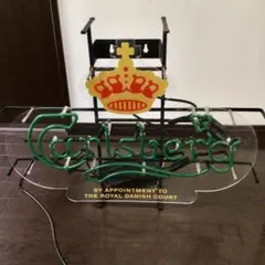 Carlsberg ネオンサイン ジャンク　王冠ロゴ