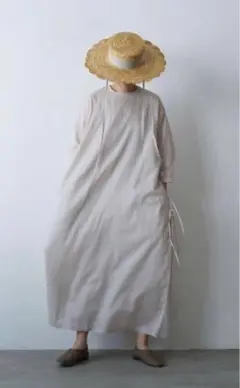NUI MOND ヌイモンド ラップワンピース nui mond ヌイモンド コットンラップワンピース/Blue