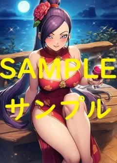 ドラクエ マルティナ(チャイナドレス_3)　A4サイズポスター