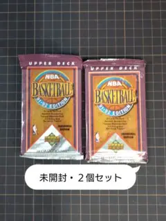 1991-92 アッパーデック NBA カード未開封パック2個セット