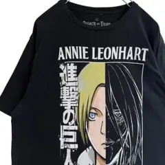 進撃の巨人 アニメ 半袖 Tシャツ US古着 RIPPLE JUNCTION L