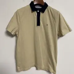 Tommy Hilfiger トミーヒルフィガー ポロシャツ M ベージュ M