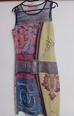 Desigual ノースリーブ膝丈ワンピース