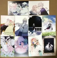 【会場限定】花秘める君のメテオール 購入特典　全10 種　ポスカ　コンプセット