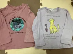 女の子　長袖Tシャツ　100
