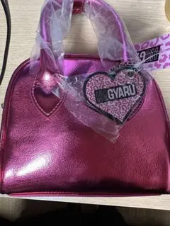 【新品未使用】メタリックピンク ショルダーバッグ コギャル