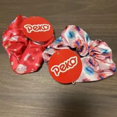 ☆新品☆ペコちゃんシュシュ二個セット