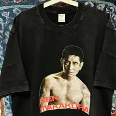 高倉健 タバコ ティーシャツ 半袖 メンズ ヴィンテージリプリント L XL