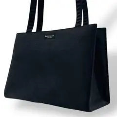 美品　ケイトスペード　トートバッグ　肩がけ　ナイロン　黒　ブラック