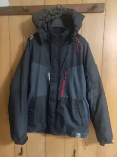 フィールドコア中綿パーカーブラック