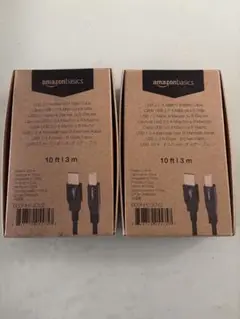 未開封★Amazon USB 2.0 A-Bケーブル 3m ケーブル×2個