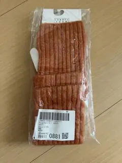 LOWRYS FARM オレンジ ニットアームカバー新品未使用タグ付き未開封