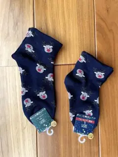 靴下 お揃い 親子 トナカイ クリスマス