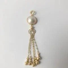☆希少15.8mm☆k18マベパールペンダントトップ