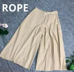 ROPE ロペ　ガウチョパンツ　ベージュ　Mサイズ
