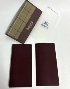 未使用　Burberry バーバリーロンドン　手帳　ノバチェック　ネイビー
