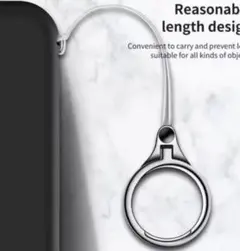 【未使用】フィンガーストラップ、スマホスタンド機能付き
