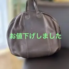 ダークブラウン レザー バッグ