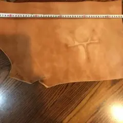 お値引中❗️今では手にはいりません　貴重❗️ 焼印付きサドルレザー　3ミリ厚　　1枚