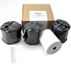 レシートロール【4巻入】80×80×12(mm) 長さ80m/巻 レジ用感熱紙
