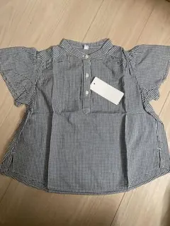ユニクロ ギンガムチェック　ブラウス　120 新品