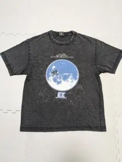 E.T. グラフィック Tシャツ Lサイズ ダークグレー