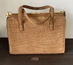 [希少] ビンテージ　エレファントレザー　象革　BORSA BELLA