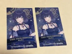 アイドルマスター 秋葉原 アトレ　特典　クリアイラストシート　学マス　秦谷美鈴